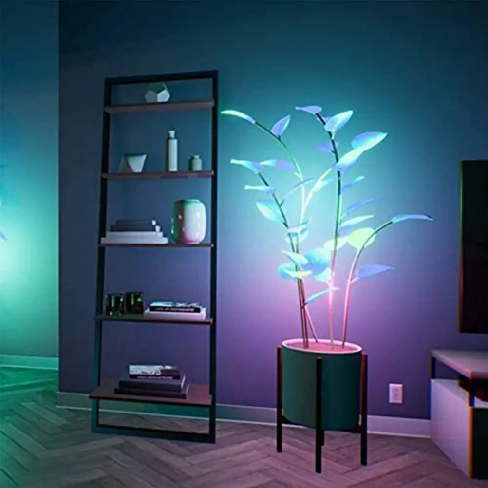 LED Light-Up Artificial Plant 39 in, App Control with 500 Lighting Modes, Decorative Faux Plant Night Light for Living Room Bedroom | Lonoma