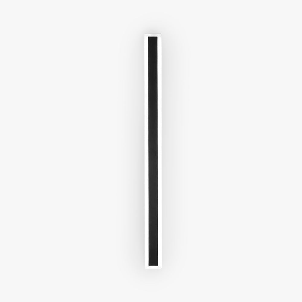 IP65 Waterproof LED Outdoor Wall Sconce Metal Acrylic Panel Black Fixture 12W-60W for Patio Garden Entry Walkway Exterior Lighting | Lonoma