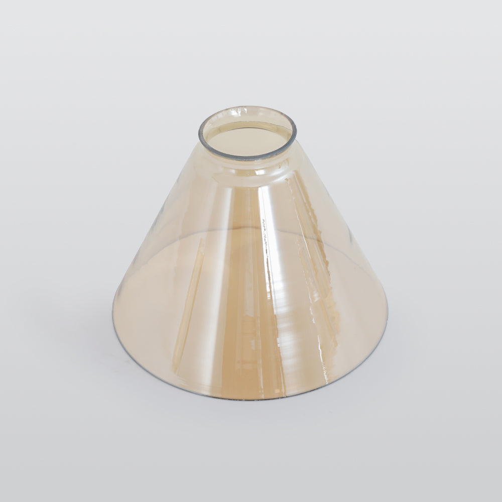 Industrial Glass Shade Hanging Pendant Light Metal Fixture Adjustable Cord Ceiling Lighting for Kitchen Dining Room Bedroom Clear Amber | Lonoma
