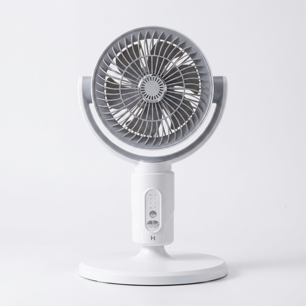 Quiet Pedestal Fan, 5-Speed Adjustable Height Standing Fan for Bedroom, Office & Living Room, Low-Noise Floor Fan for Home | Lonoma