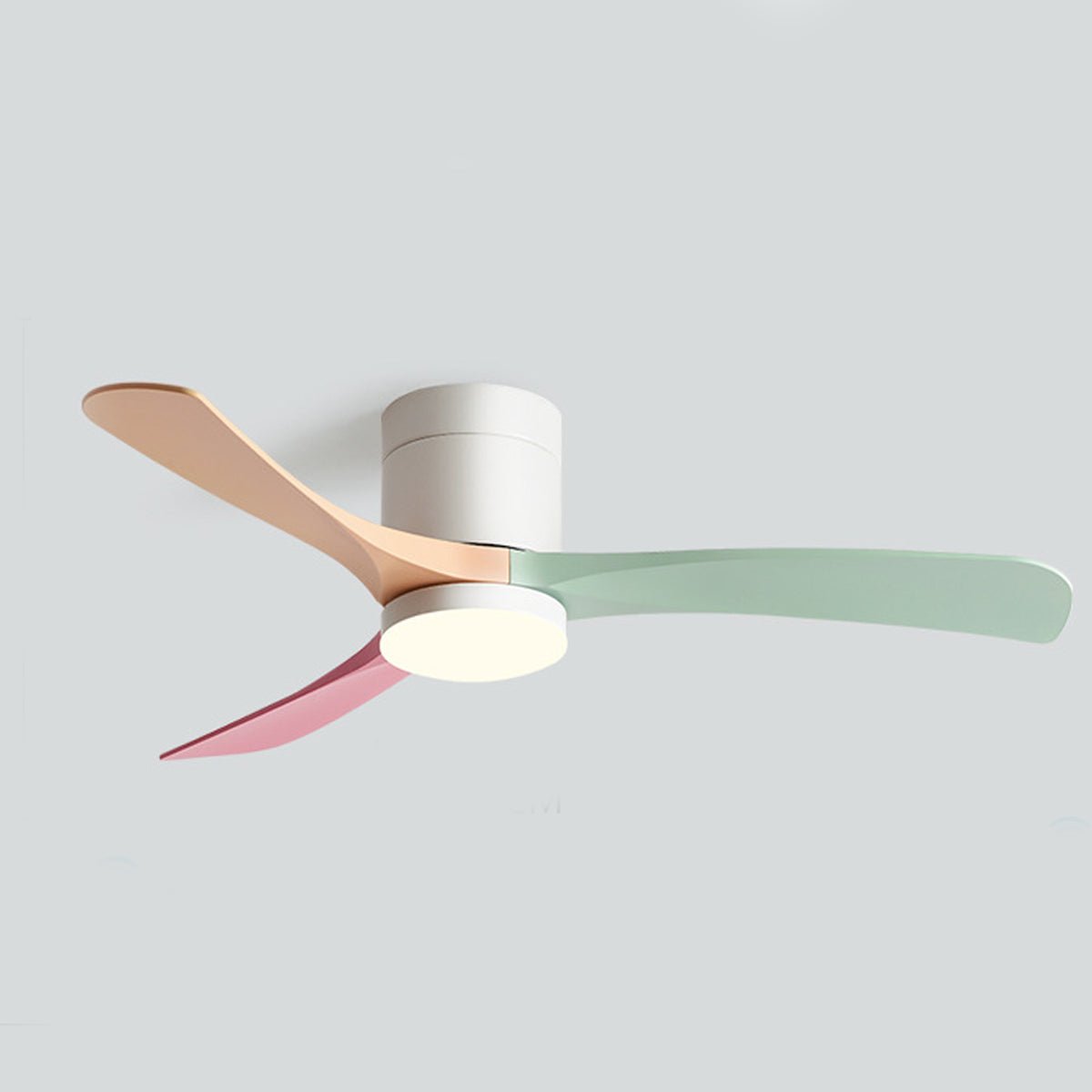 Reversible LED Ceiling Fan with Light, 6 Speeds, Quiet Motor, 3 Color Temperatures, Timer, Modern Fan for Bedroom, Living Room & Dining | Lonoma