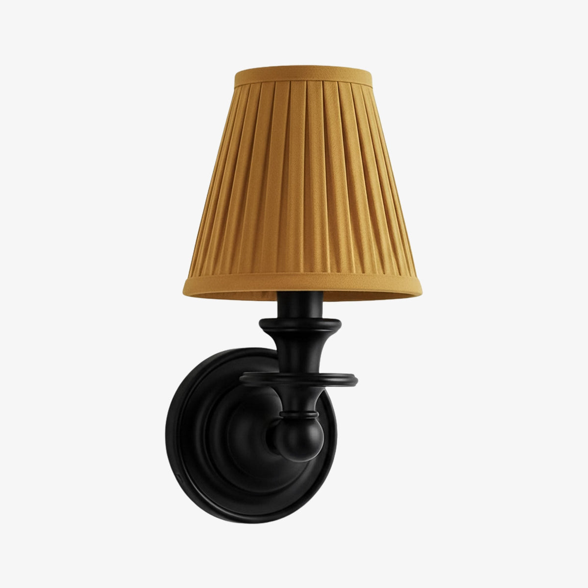 Adjustable Reading Wall Sconce with Fabric Shade & Gooseneck Arm – Wrought Iron Light for Bedroom, Living Room & Hallway | Lonoma