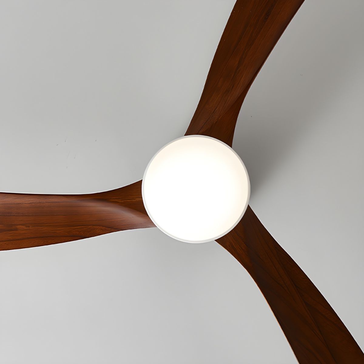 42-52 Inch Modern Ceiling Fan with Dimmable LED Light | 6-Speed Reversible DC Motor | Sycamore Wood Blades | Remote Control Included | Lonoma