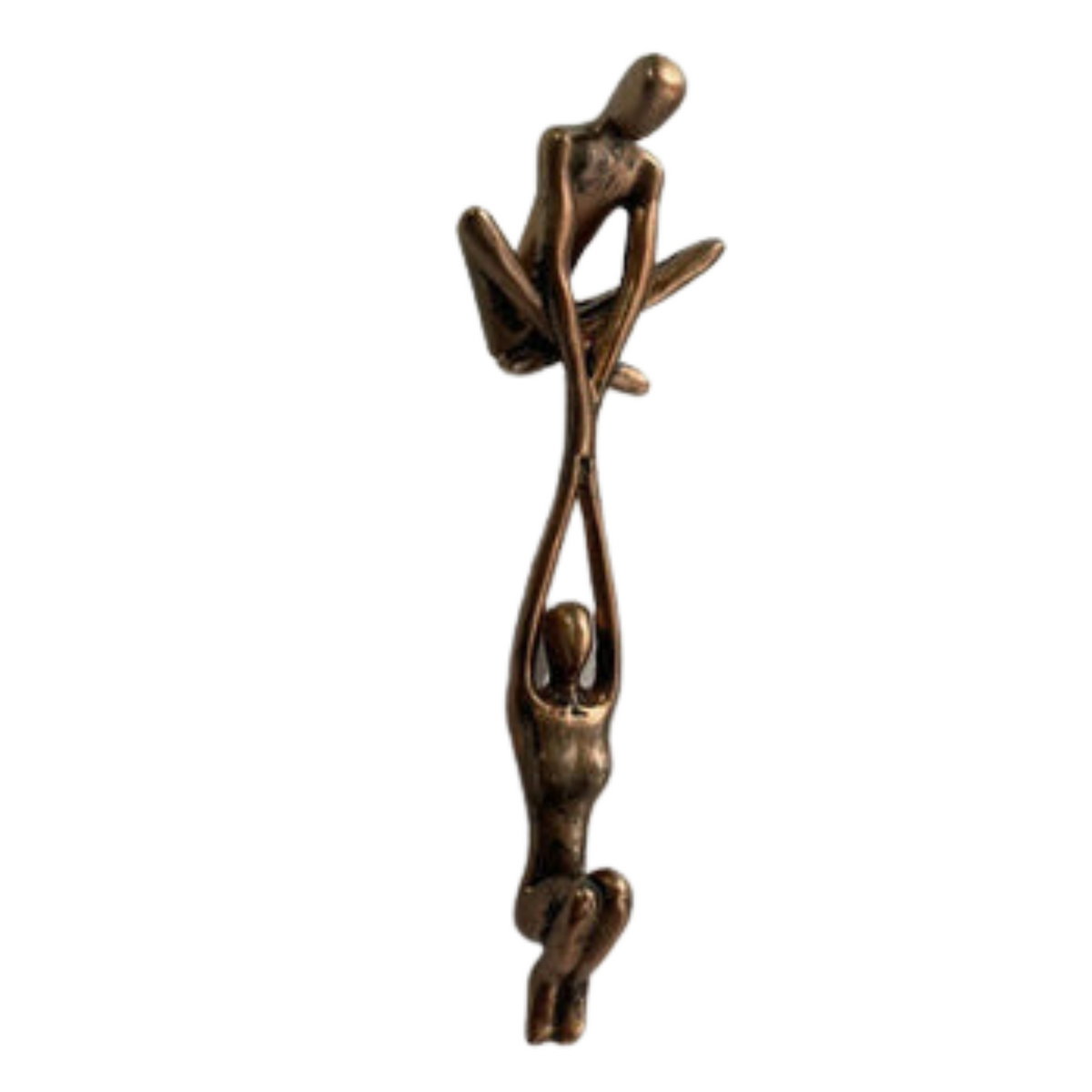 Balancing Couple Figurine Resin Sculpture for Shelf Home Decor Accent Piece Modern Art Display | Lonoma