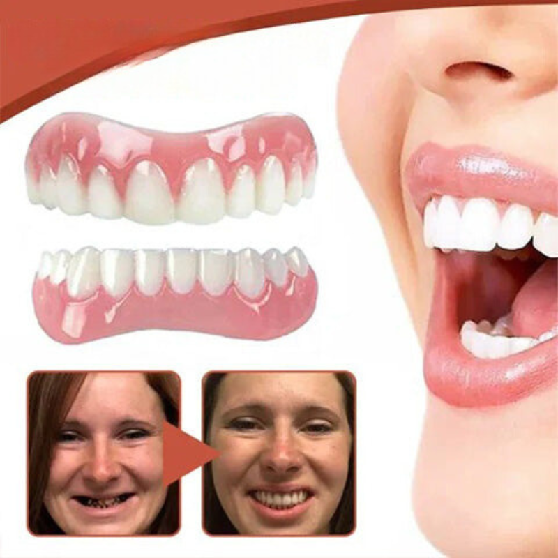 Flexible Denture Cushion Insert for Upper & Lower Dentures - Reusable Silicone Comfort Liner for Secure Fit - Gum Support Kit | Lonoma