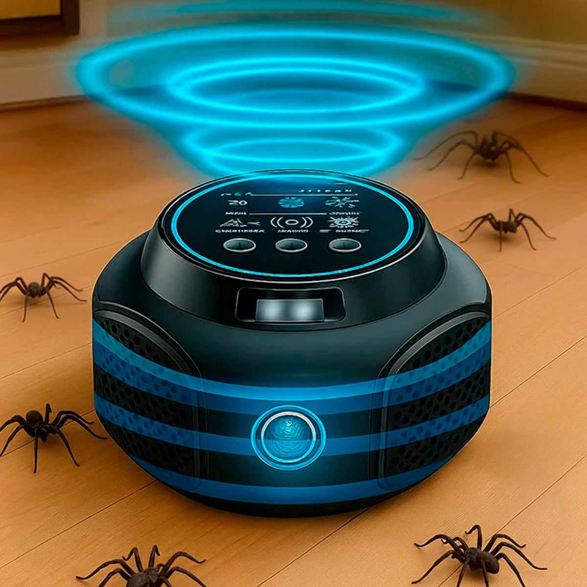Electronic Spider Deterrent Indoor Outlet Device – Ultrasonic Pest Control for Home, Basement, Garage – Covers Living Areas – Non-Toxic | Lonoma