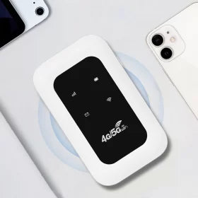 Portable 4G LTE WiFi Hotspot Router, Connects 10 Devices, 150 Mbps, SIM Card Unlocked, Travel Internet for RV Camping Road Trips | Lonoma