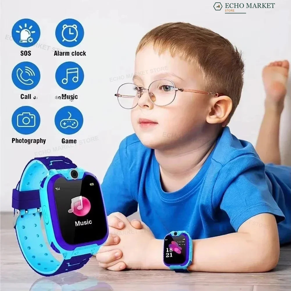 Kids GPS Tracker Smartwatch with Camera SOS Calls for iOS Android IP67 Water Resistant Voice Chat Games | Lonoma