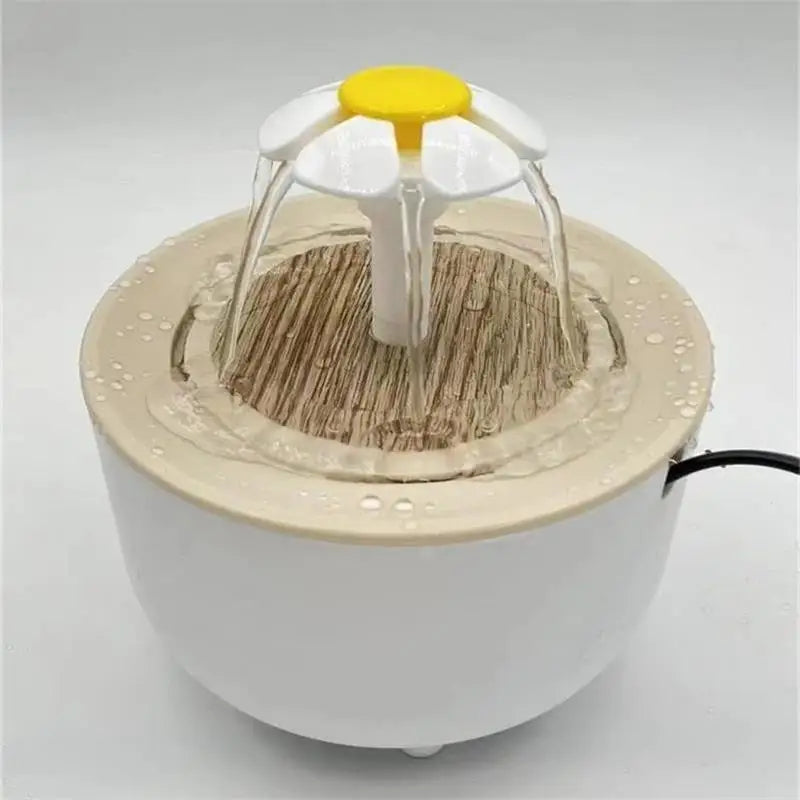 Automatic Pet Hydration System with Filter | 40 oz Quiet Circulating Bowl for Cats Dogs | USB Rechargeable Triple Flow Fountain | Lonoma