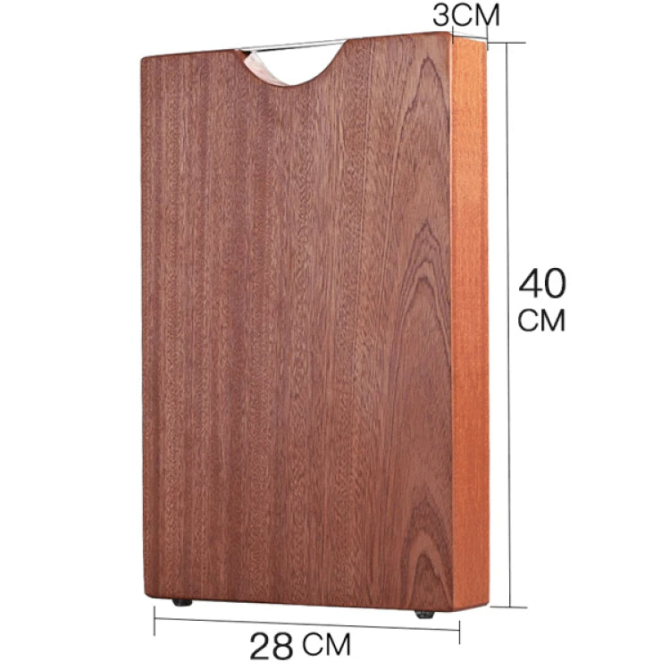 Solid Wood Cutting Board Rectangular Kitchen Chopping Block Antibacterial Natural Hardwood Prep Surface for Cooking | Lonoma