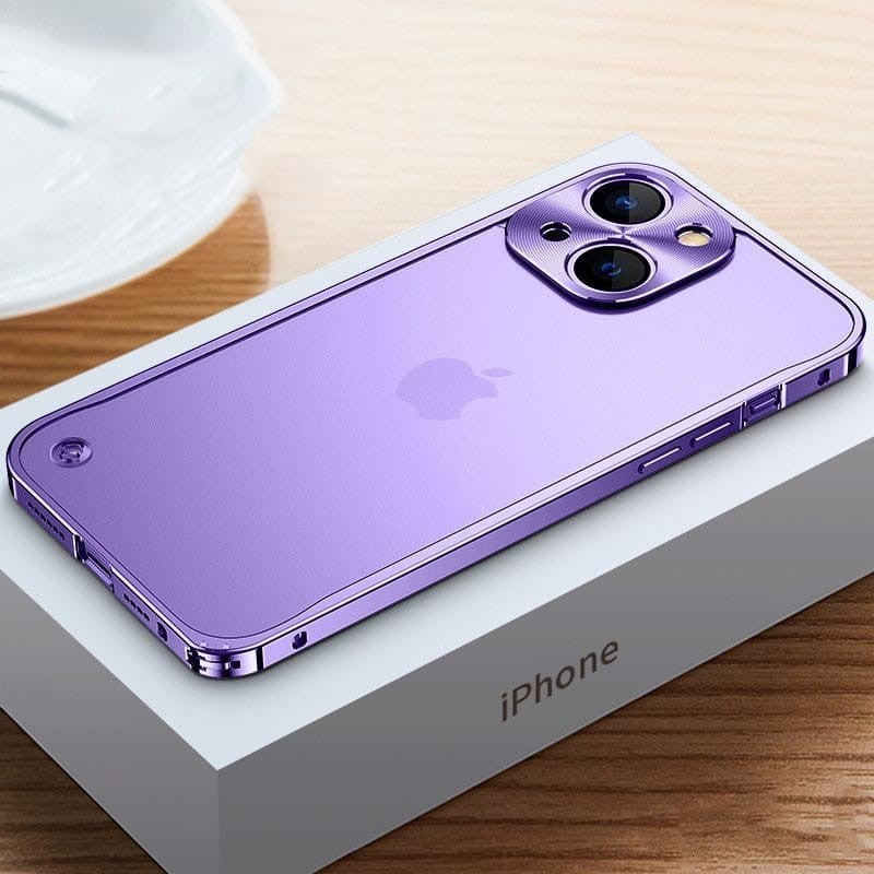 Aircraft-Grade Aluminum iPhone Case Ultra-Slim Precision CNC Milled Bumper Cover Lightweight Metal Protection for iPhone | Lonoma