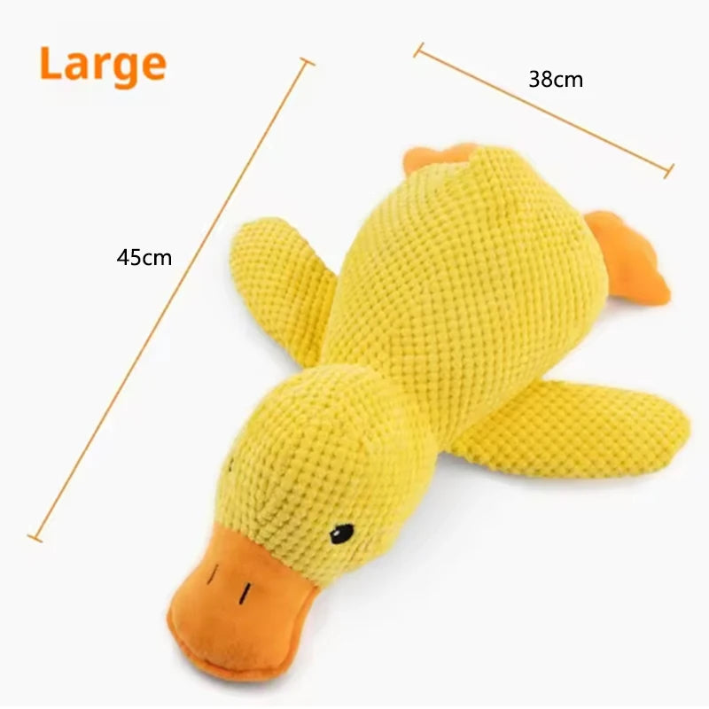 Squeaky Duck Plush Dog Toy for Interactive Play and Boredom Relief | Soft Stuffed Animal Chew Toy for Puppies and Small Dogs | Lonoma