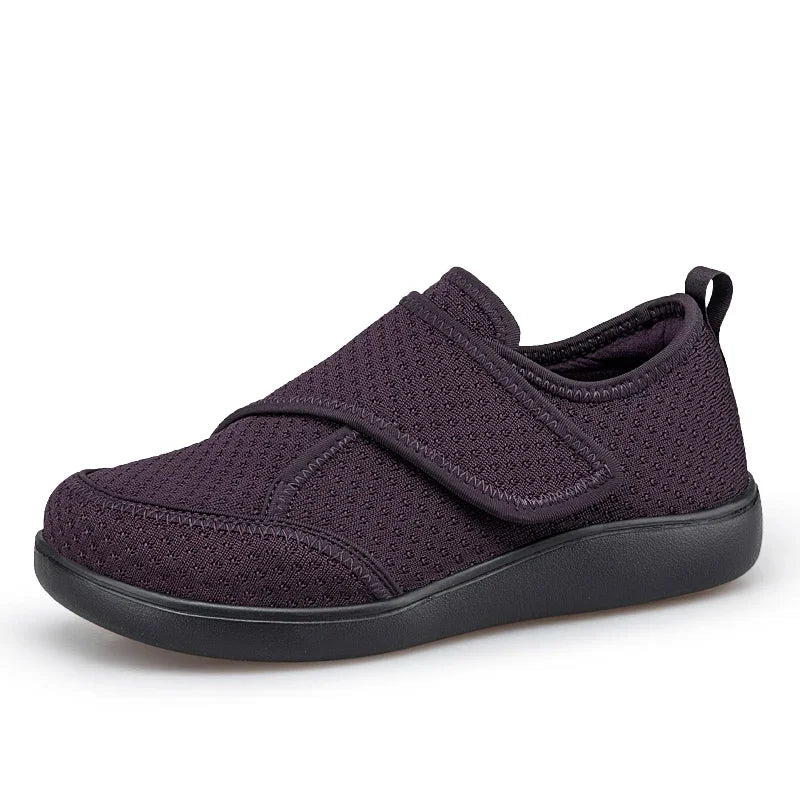 Adjustable Wide-Width Orthopedic Shoes for Swollen Feet Diabetic Bunion Relief Hook-and-Loop Sneakers for Men Women Seniors Extra Deep Toe | Lonoma