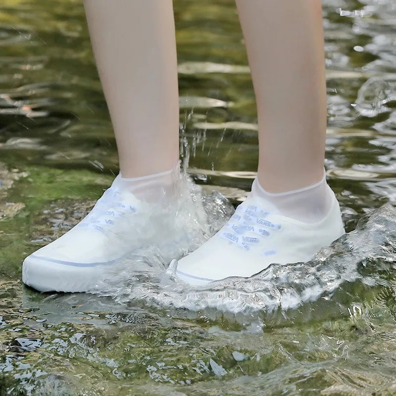 Waterproof Silicone Shoe Covers for Rain Snow Mud Reusable Non-Slip Boot Protectors for Walking Commuting | Lonoma