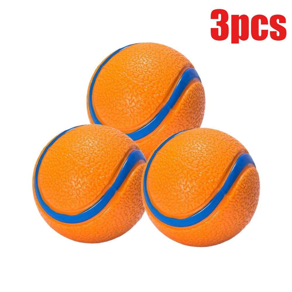 Bouncy Rubber Dog Ball for Fetch, Chew & Play – Durable Solid Ball for Puppies, Small, Medium & Large Dogs | Lonoma
