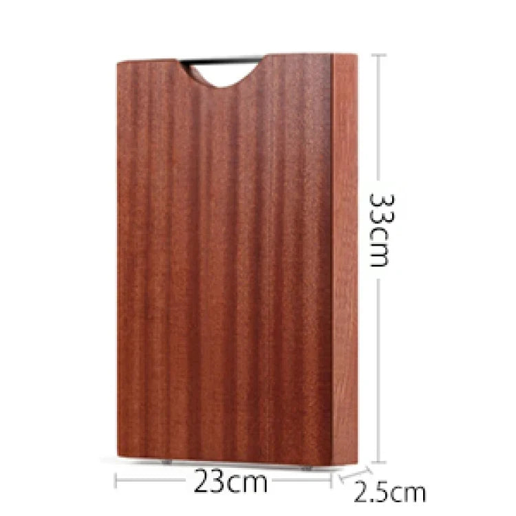 Solid Wood Cutting Board Rectangular Kitchen Chopping Block Antibacterial Natural Hardwood Prep Surface for Cooking | Lonoma