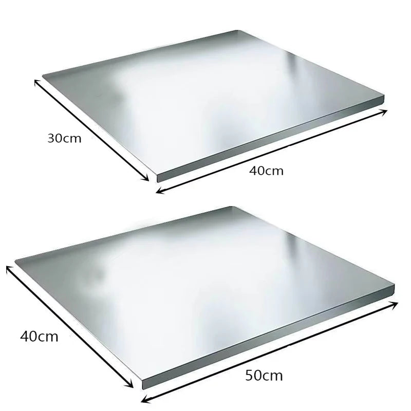 Professional Stainless Steel Prep Surface with Measurement Grid and Non-Slip Base for Kitchen Food Prep Cooking | Lonoma