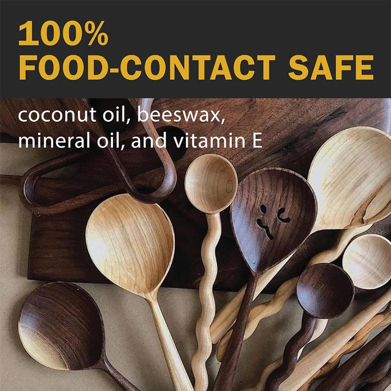 Wood Conditioner Oil for Butcher Blocks & Cutting Boards - Food-Safe Mineral Oil Treatment Prevents Cracking & Drying | Lonoma