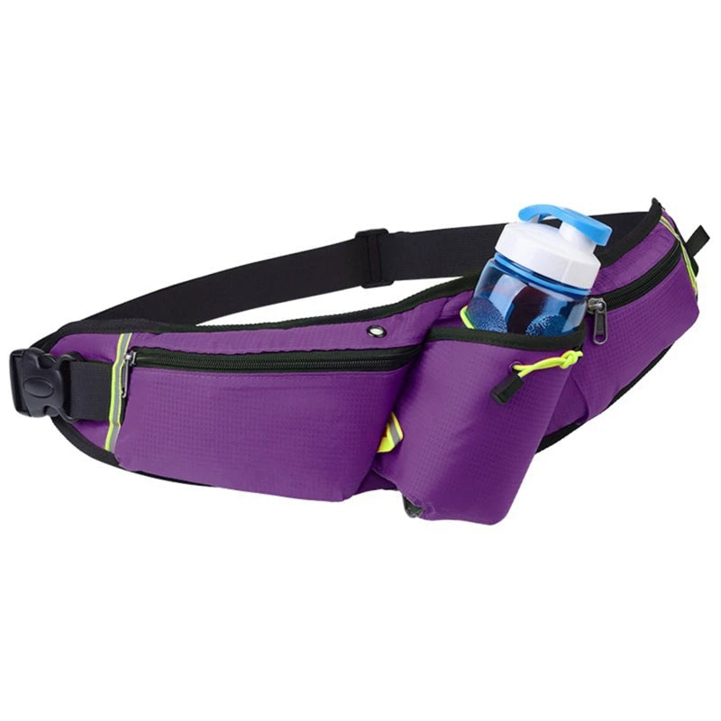 Hands-Free Running Waist Pack with Water Bottle Pocket – Lightweight Adjustable Fitness Belt for Jogging, Marathon Training & Trail Running | Lonoma