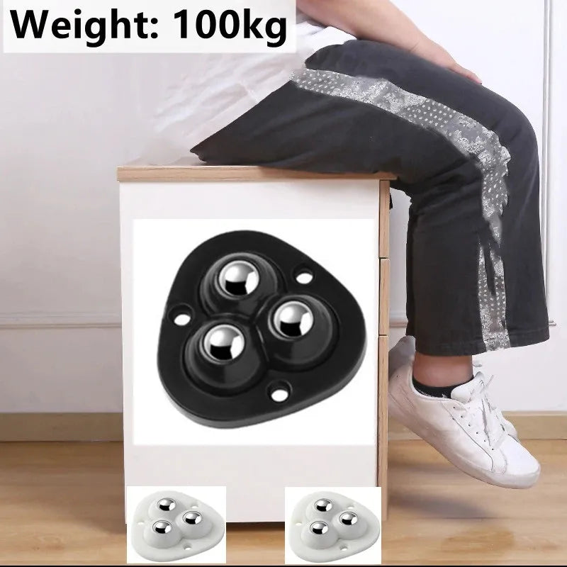 Self-Stick Furniture Wheels 360° Swivel Heavy Duty Casters for Moving Storage Bins Tables Furniture Rollers No Drill Installation for Home | Lonoma