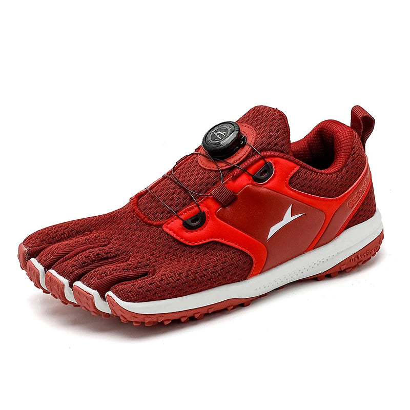 Five-Toe Minimalist Running Shoes Unisex Barefoot Knit Sneakers for Trail Running Hiking Gym Workouts Daily Wear Lightweight Flexible | Lonoma