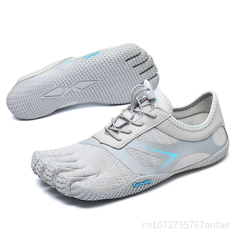 Five-Toe Grip Training Shoes for Gym, Weightlifting & Water Sports – Breathable Mesh Unisex Athletic Footwear | Lonoma