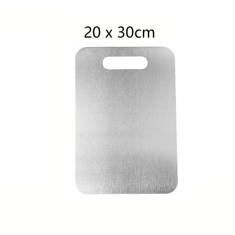 Stainless Steel Prep Board 316 Grade Double-Sided Metal Work Surface for Vegetables Meat Fruit Chopping Kitchen Counter | Lonoma