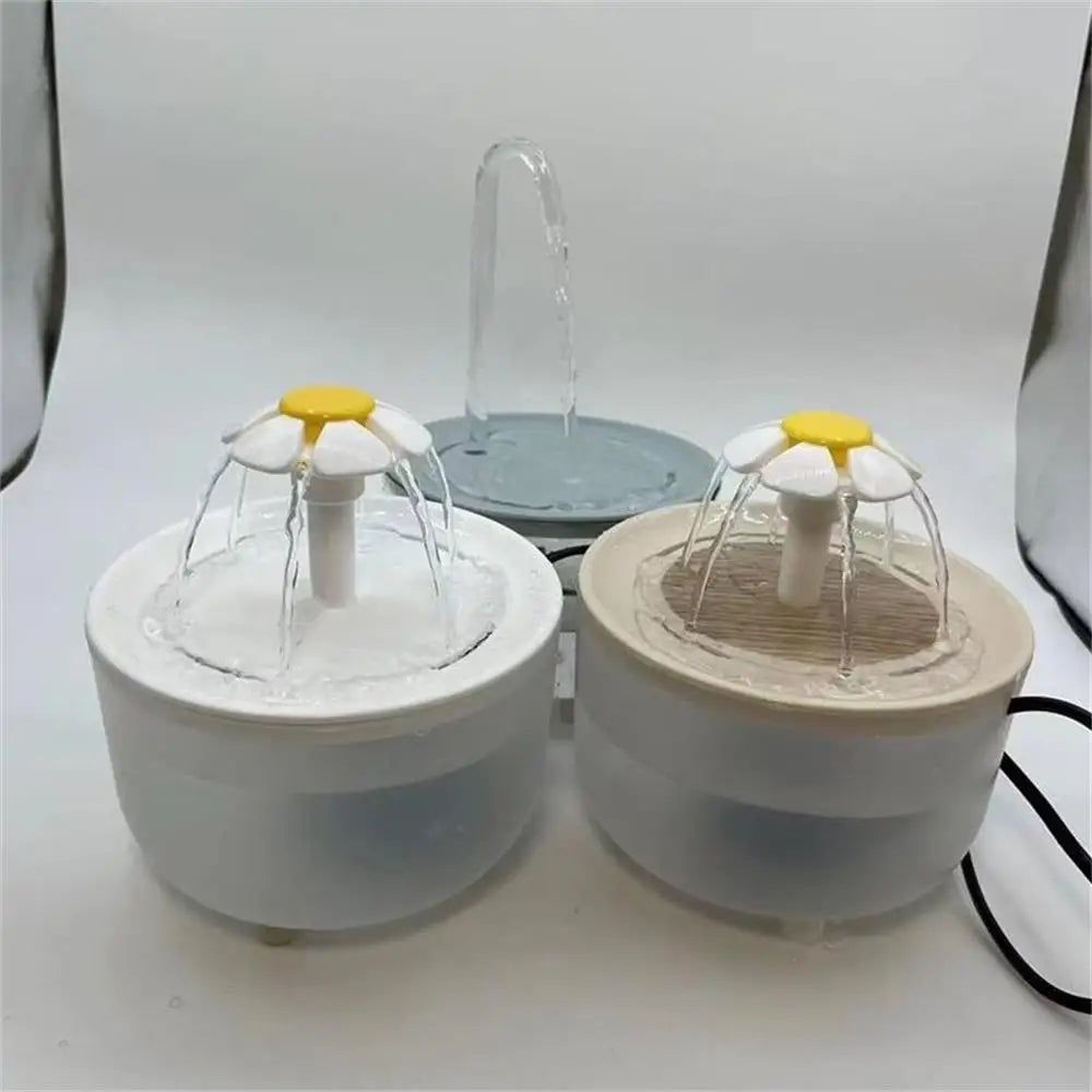 Automatic Pet Hydration System with Filter | 40 oz Quiet Circulating Bowl for Cats Dogs | USB Rechargeable Triple Flow Fountain | Lonoma
