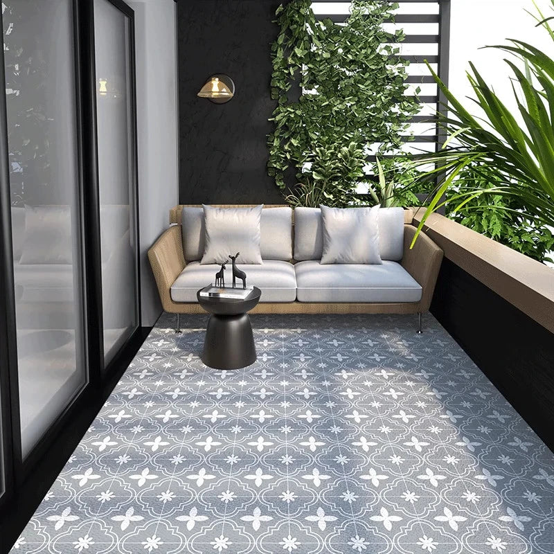 Waterproof PVC Floor Mat Non-Slip Kitchen Runner Oil-Resistant Indoor Outdoor Area Rug for Entryway Living Room Balcony | Lonoma
