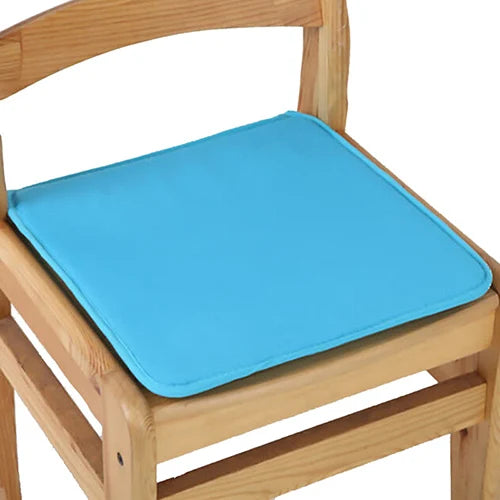 Square Chair Pad with Ties 16x16 Inch Cotton Blend Seat Cushion for Dining Kitchen Office Indoor Outdoor | Lonoma