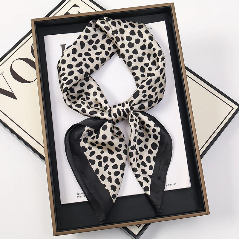 Square Satin Scarf for Women 27.5 inch Versatile Headband Hair Wrap Neck Tie Lightweight Polyester Fashion Accessory | Lonoma