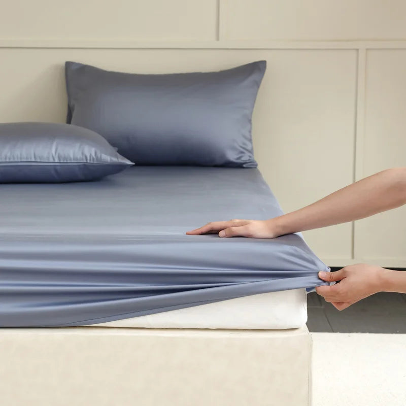 Pure Silk Fitted Sheet Set – Temperature Regulating, Skin-Friendly Bedding for Year-Round Comfort | Lonoma