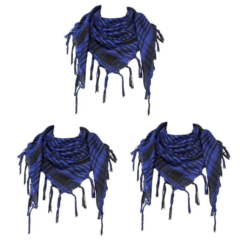 Desert Shemagh Scarf Square Tactical Headwrap for Men Women Outdoor Hiking Camping Windproof Neck Wrap Keffiyeh Style | Lonoma