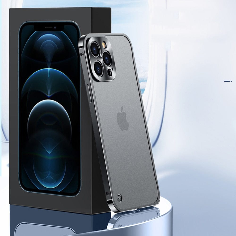 Aircraft-Grade Aluminum iPhone Case Ultra-Slim Precision CNC Milled Bumper Cover Lightweight Metal Protection for iPhone | Lonoma