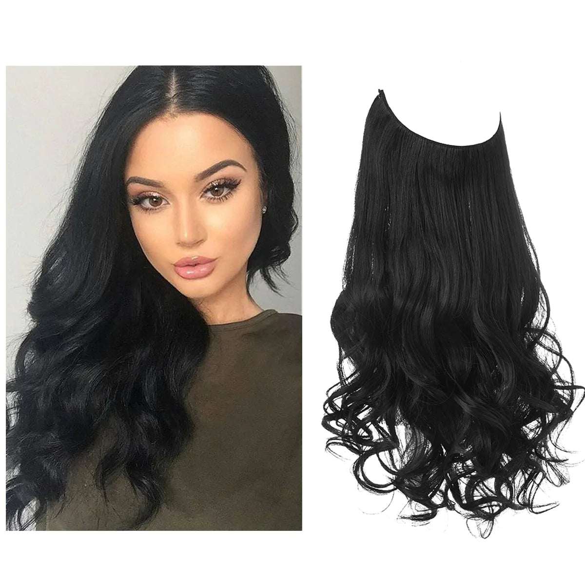 100% Human Hair Extensions for Volume & Length — Heat-Safe to 356°F, Natural Cuticle Aligned, Silky Finish | Lonoma