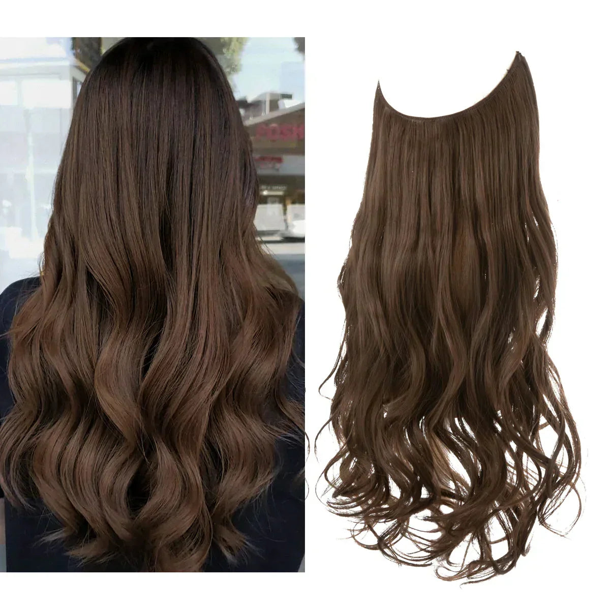 100% Human Hair Extensions for Volume & Length — Heat-Safe to 356°F, Natural Cuticle Aligned, Silky Finish | Lonoma