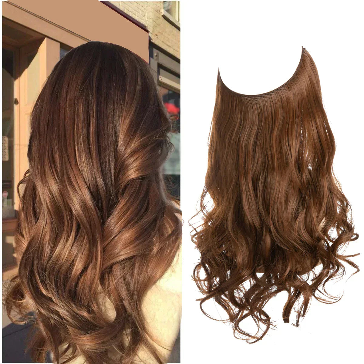 100% Human Hair Extensions for Volume & Length — Heat-Safe to 356°F, Natural Cuticle Aligned, Silky Finish | Lonoma