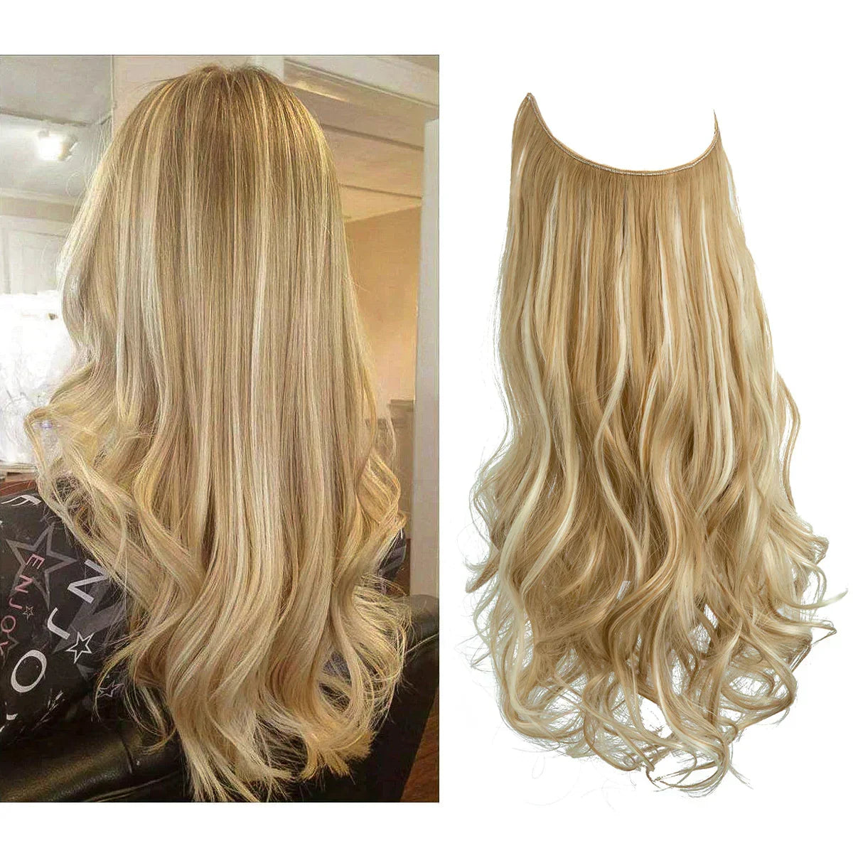 100% Human Hair Extensions for Volume & Length — Heat-Safe to 356°F, Natural Cuticle Aligned, Silky Finish | Lonoma
