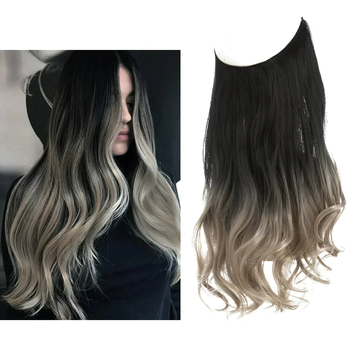 100% Human Hair Extensions for Volume & Length — Heat-Safe to 356°F, Natural Cuticle Aligned, Silky Finish | Lonoma