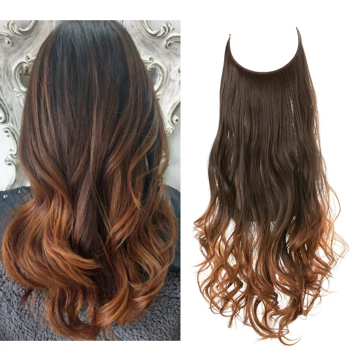 100% Human Hair Extensions for Volume & Length — Heat-Safe to 356°F, Natural Cuticle Aligned, Silky Finish | Lonoma