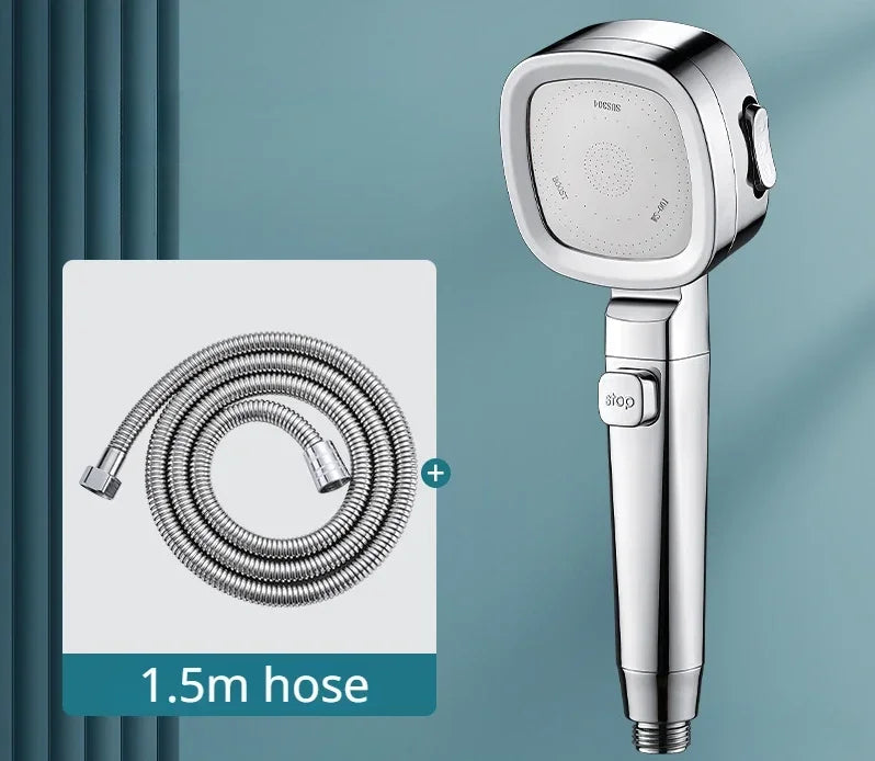 Handheld Shower Head with Three Spray Patterns and Water-Saving Technology for Bathroom | Lonoma