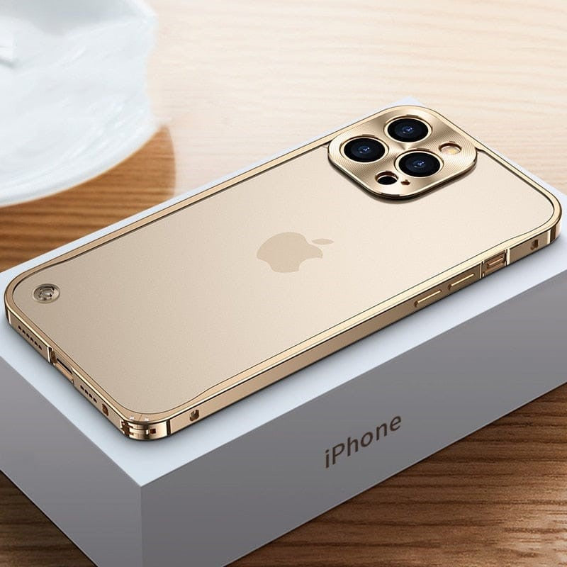 Aircraft-Grade Aluminum iPhone Case Ultra-Slim Precision CNC Milled Bumper Cover Lightweight Metal Protection for iPhone | Lonoma