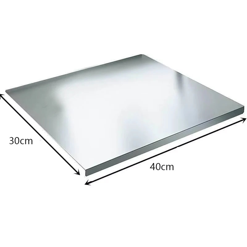 Professional Stainless Steel Prep Surface with Measurement Grid and Non-Slip Base for Kitchen Food Prep Cooking | Lonoma