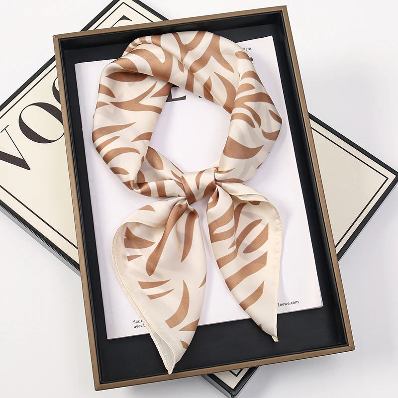 Square Satin Scarf for Women 27.5 inch Versatile Headband Hair Wrap Neck Tie Lightweight Polyester Fashion Accessory | Lonoma