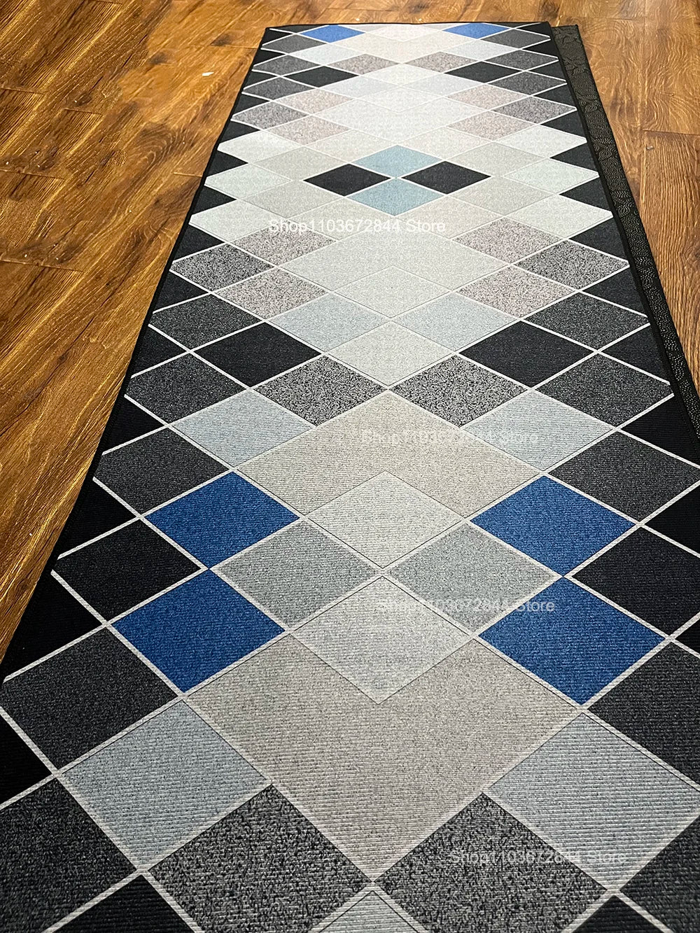 Pink Hallway Runner Rug Non-Slip Entryway Floor Mat Geometric Design Long Narrow Carpet for Corridors Stairs Kitchen | Lonoma