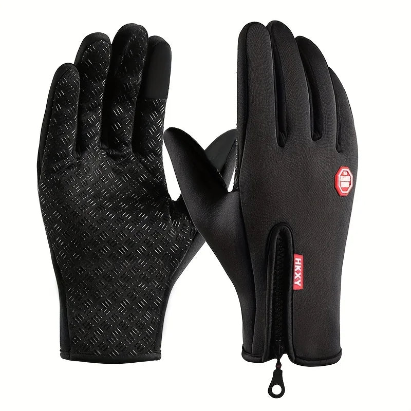 Insulated Touchscreen Gloves for Cycling and Outdoor Winter Activities – Windproof Non-Slip Design | Lonoma