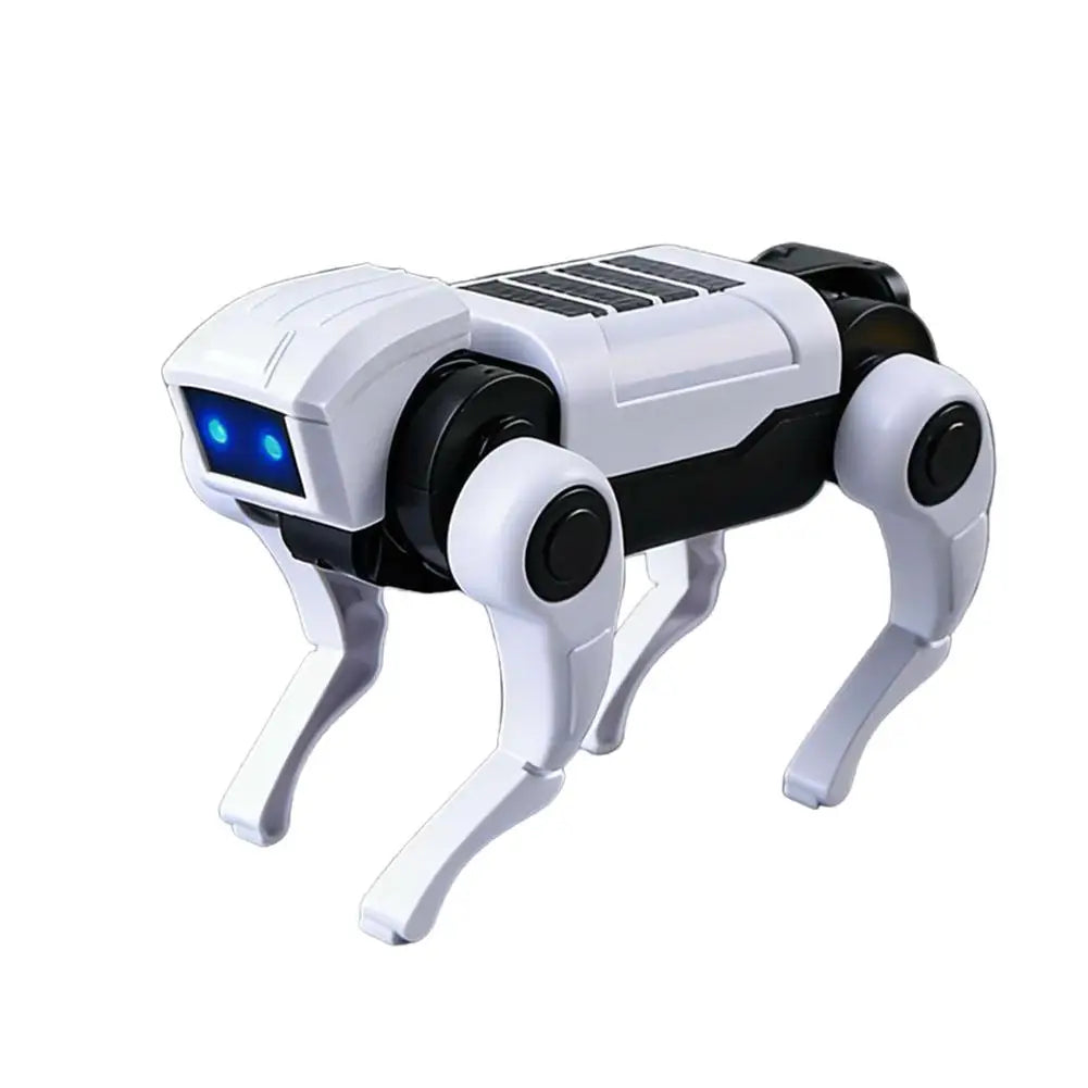 Build-It-Yourself Walking Robot Dog with LED Eyes for Kids STEM Learning and Science Projects Ages 8+ | Lonoma