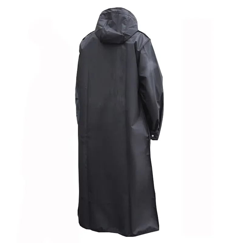 Full-Length Hooded Raincoat for Men & Women, Water-Resistant Outdoor Jacket for Hiking Fishing Travel | Lonoma