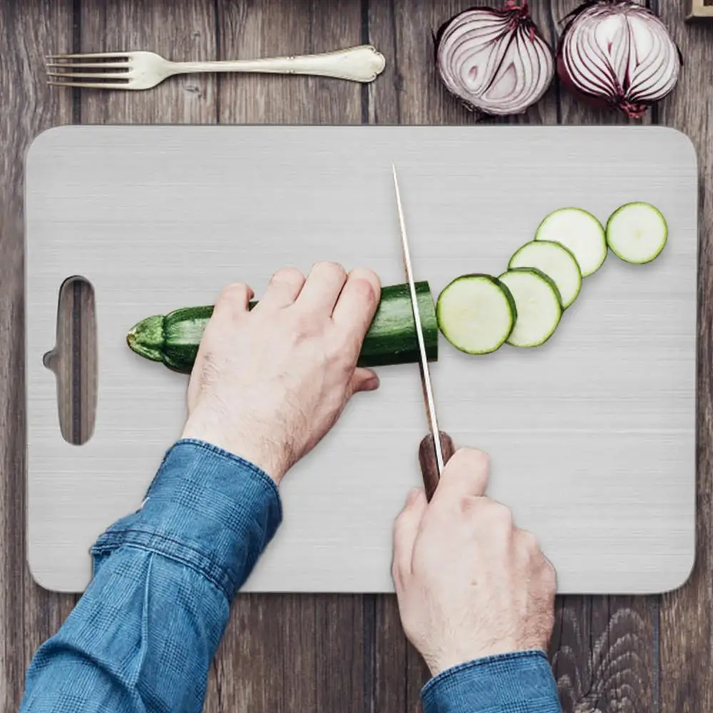 Titanium Coated Cutting Board Non-Porous Kitchen Chopping Surface Dishwasher Safe for Meat Vegetables Fruits Scratch Resistant | Lonoma