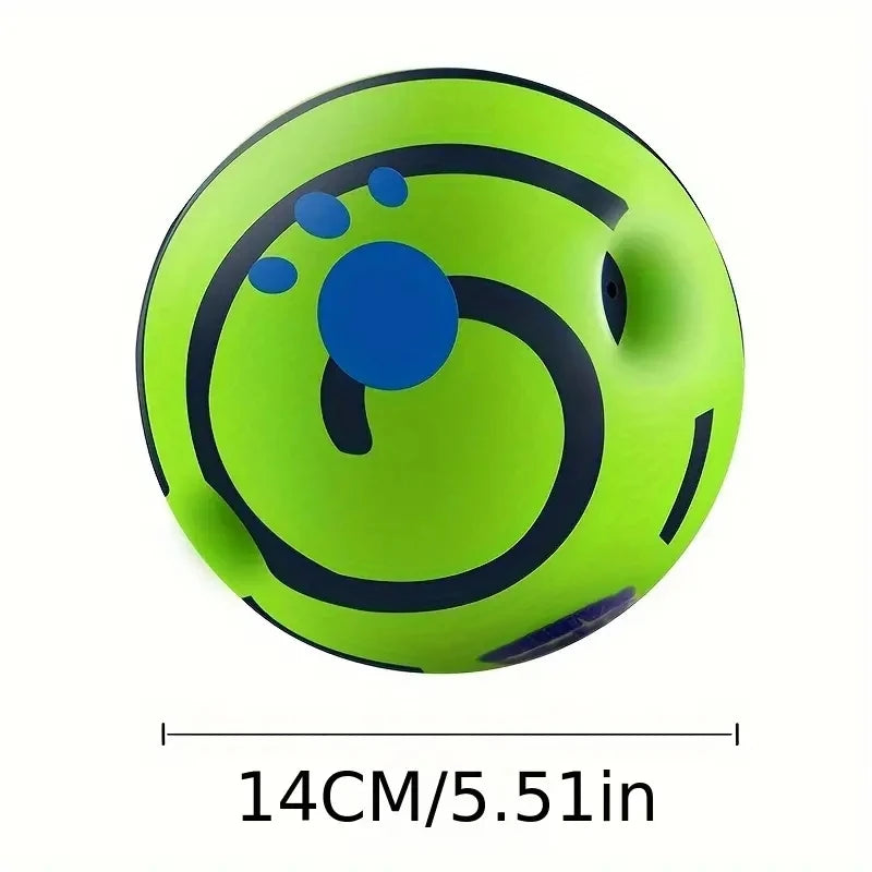 Interactive Giggle Ball Dog Toy – Laughing Sound Ball for Mental Stimulation & Play – Durable Vinyl Ball for Dogs of All Sizes | Lonoma